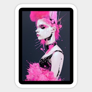 Punk Ballerina Sticker
